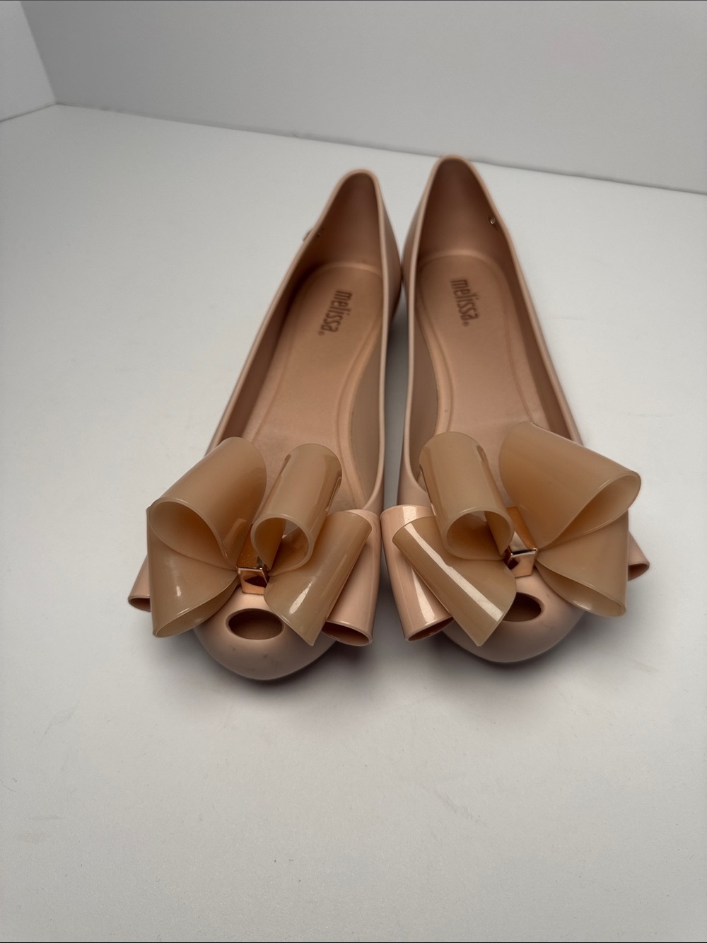MELISSA Women's Ultragirl Sweet Blush Pink Bow Ballet Flats Scented Shoes 6 / 37 - Picture 2 of 12